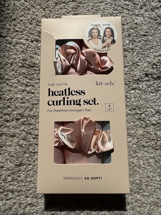 Kitsch Other - 🆕!! Kitsch Satin Heatless Curling Set - Rose Gold Satin